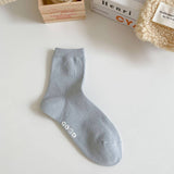 NEW AUTUMN AND WINTER LETTER SMILEY FACE SOCKS_CWMS0909