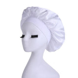 Cwaha6427_Wide Brim High Elastic Satin Nightcap