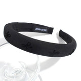 SIMPLE SOLID COLOR BOW PRINT HEADBAND_CWAHA2245