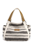 STRIPE PATTERNED DANDY CANVAS BAG_CWAB0518