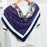 GEOMETRIC COMMUTER SCARF LARGE LIGHTWEIGHT WRAP_CWASC0911