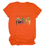 Womens Crew Neck Tee With Posi Ve Quote_Cwtts1478