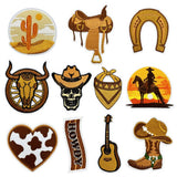 Western Cowboy Graffiti Embroidered Patch_Cwmm4033