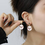 NEW IRREGULAR PENDANT CREATIVE NECKLACE EARRINGS_CWAJE2819