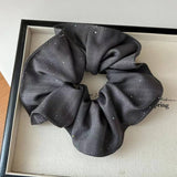 SHINING STRIPED STRIPED COW HAIR SCRUNCHIES_CWAHA2818