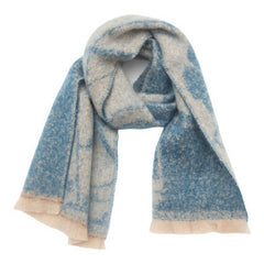 Womens Floral Jacquard Shawl Scarf_Cwasc0876