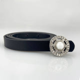 Women'S Fashionable Pearl And Diamond Belt_Cwabe0706