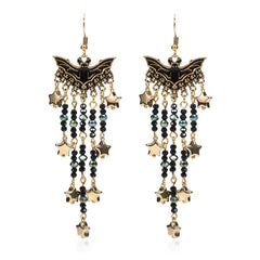 Cwmm10460_Halloween Pumpkin Ghost Skull Spiderweb Earrings