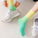 MIDDLE TUBE TIE DYED SKATEBOARD SPORTS SOCKS_CWMS0242