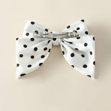 FASHIONABLE POLKA DOT HANDMADE BOW HAIRPIN_CWASC1055