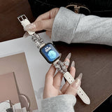 IWATCH9 1 SE DOG PAW ORNAMENT GENUINE LEATHER STRAP_CWWW0060