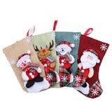 SANTA CLAUS SNOWMAN SOCKS GIFT CHRISTMAS BAG_CWMM1895