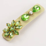 FRENCH RHINESTONE HAIRPIN LUXURY SIDE BANGS CLIP_CWAHA1774