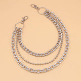 MINIMALIST RETRO HIP HOP PANTS CHAIN_CWMM0671