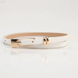 Leopard-Print Alloy Pin Buckle Fashionable Belt