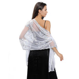 NEW ARRIVAL FLOWER SEQUIN EMBROIDERED SHAWL_CWASC1087