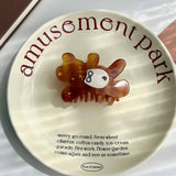 CUTE BEAR ACETATE HAIR CLAW CLIP FOR GIRLS_CWAHA5956