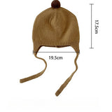 2 6 YEARS OLD SOLID COLOR LACE KNITTED HAT_CWAH2059