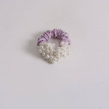 NEW SIMPLE PEARL SCRUNCHIE CUTE FRESH HAIR TIE_CWAHA6774