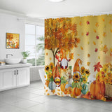 HARVEST PUMPKIN SERIES SHOWER CURTAIN_CWMM1802