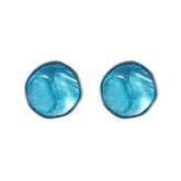 COLORFUL STAINLESS STUD EARRINGS JEWELRY_CWAJE0544
