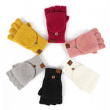 Winter Cold Protection Warm Half Finger Gloves_Cwmm2884