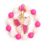 FASHION BRACELET BUTTERFLY PENDANT KEYCHAIN_CWMM1306
