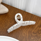 Polka Dot Hair Claw For Elegant Buns_Cwaha2066