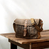 NEW VINTAGE CANVAS WATERPROOF SATCHEL FOR MEN_CWAB5558
