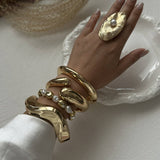 DESIGN IRREGULAR FASHION ALLOY SMOOTH BRACELET_CWMM3117