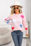 Valentines Day Small Heart Pullover Sweater