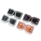 LARGE FRAME B SHAPED TRENDY SUNGLASSES_CWASG0857