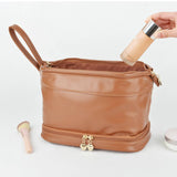 FASHION PORTABLE DOUBLE COSMETIC BAG_CWAB1092