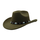 COUPLE S POLYESTER COWBOY JAZZ HAT ETHNIC STYLE_CWAH04384
