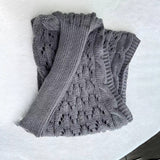 CABLE KNIT INFINITY SCARF WITH SLEEVES FOR FALL _CWASC1537