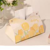 NEW HOME CAR GIRLY TEA TULIP NAPKIN STORAGE BOX_CWMM2244