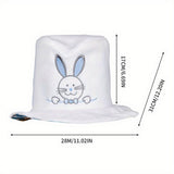 EASTER VELVET RABBIT EARS BUNNY DECORATIVE HAT_CWAH2977