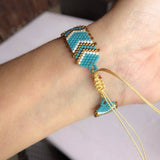 RICE BEAD HAND WOVEN BEADED BRACELET_CWMM3867