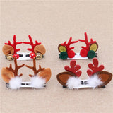 CHRISTMAS CUTE ELK ANTLERS CHILDRENS HAIRPIN_CWAHA2745
