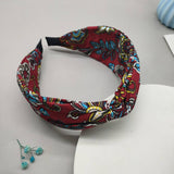 Vintage Fabric Cashew Print Headband