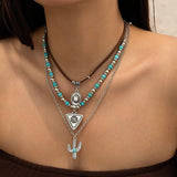 NEW FASHION PERSONALITY ETHNIC STYLE NECKLACE_CWMM3151