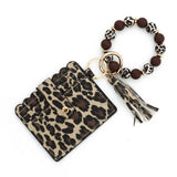 COLORFUL SILICONE BEAD COIN PURSE WITH COW KEYCHAIN_CWAB4952