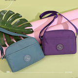 Lightweight Solid Nylon Crossbody Shoulder Bag_Cwasc1735