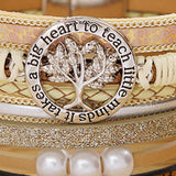 BOHEMIAN MAGNETIC CLASP MULTI LAYER BRACELET_CWAJE1459