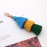 HANDMADE COTTON ROPE TASSEL KEYCHAIN_CWMM1558