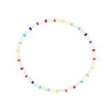 Multi-Layered Tila Beads Braided Gold Bead Bracelet_Cwmm3817