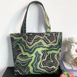 CANVAS TOTE BAGS WITH FRESH FLORAL PLAID_CWAB2047