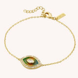 Womens Tarot Diamond Oil Drop Bracelet_Cwmm5523