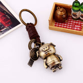 CREATIVE CARTOON ANIMAL WOVEN CAR KEYCHAIN_CWMM4723