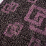 GREEK KEY JACQUARD SCARF FRINGE WINTER WRAP_CWASC0868